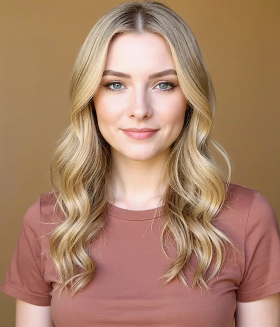 Medium Volume Sandy Blonde Long Layers